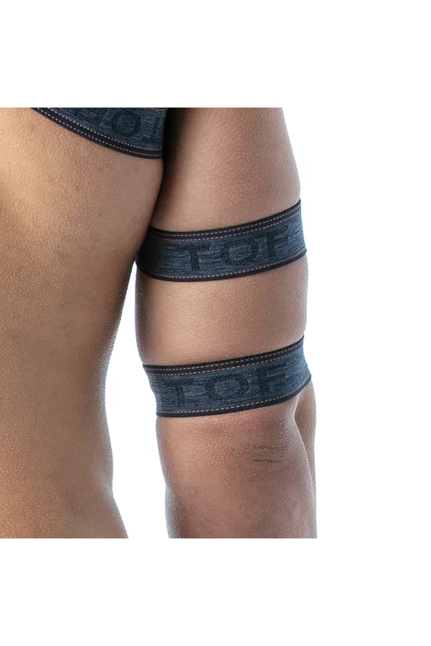 Denim Arm Harness Blue - Stylish and Comfortable Accessory