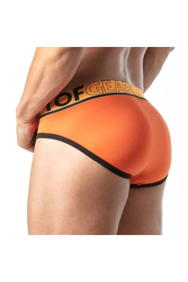 Champion Brief Orange - Sporty Comfort and Bold Style | TOF Paris