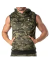 Army Sleeveless Hoodie