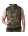 Army Sleeveless Hoodie