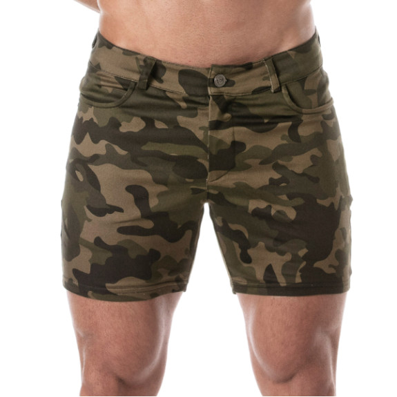 Army Mid-thigh Shorts