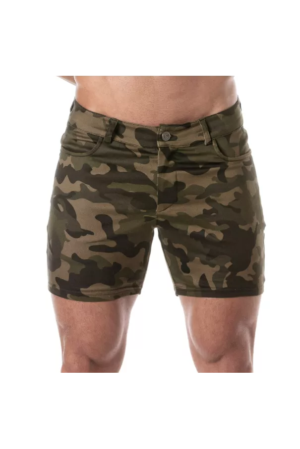 Army Mid-thigh Shorts