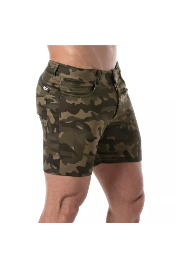 Army Mid-thigh Shorts
