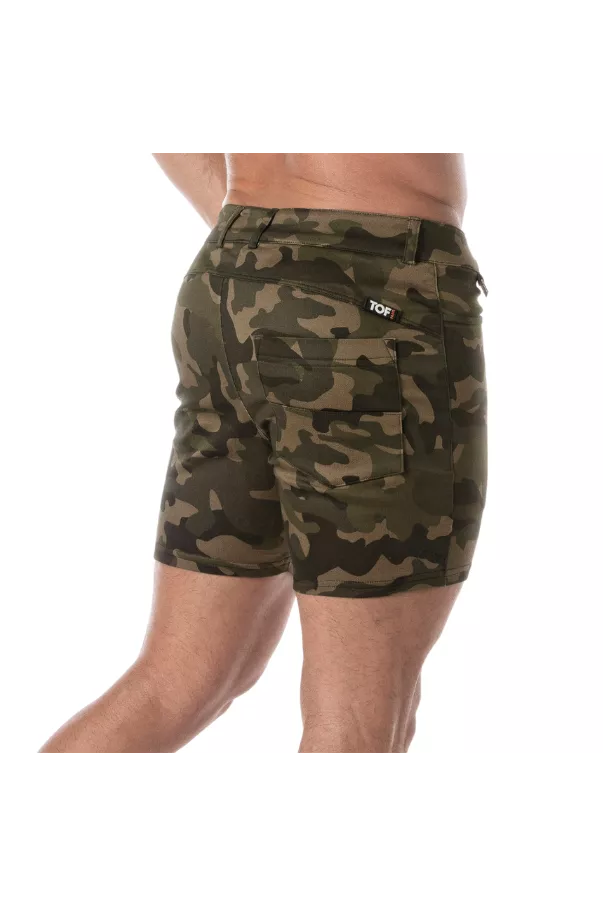 Army Mid-thigh Shorts