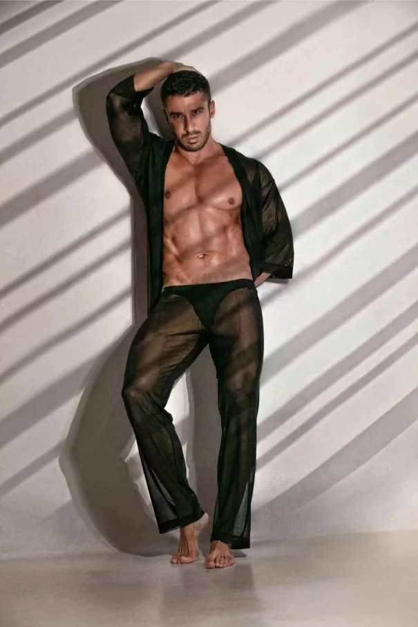 Mesh Kimono Pants for men