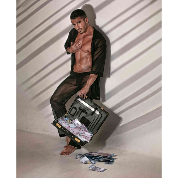 Mesh Kimono Vest for men