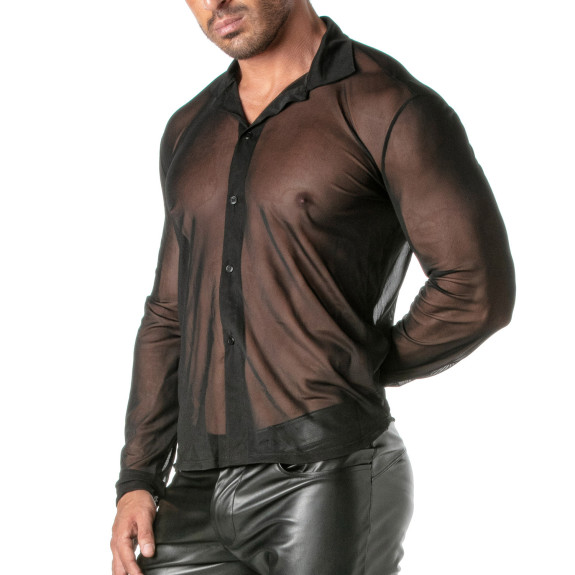 Mesh Long Sleeve Shirt