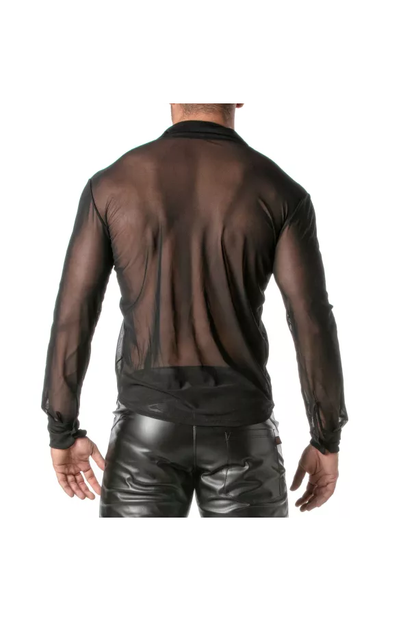 Mesh Long Sleeve Shirt