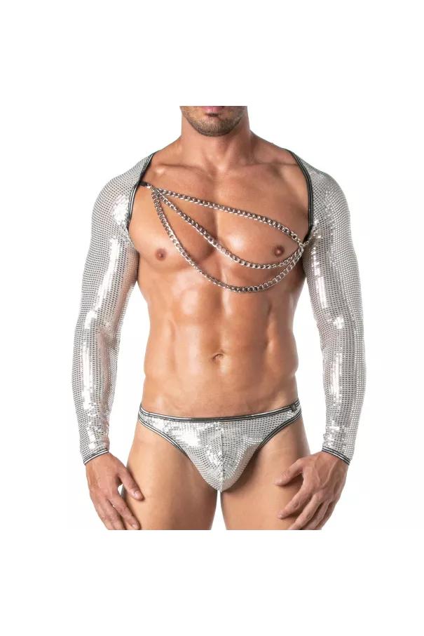 Glitter Chains Silver for men