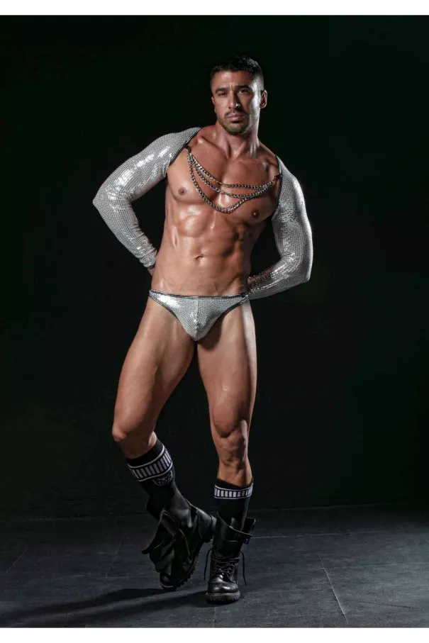 Glitter Bolero Silver for men