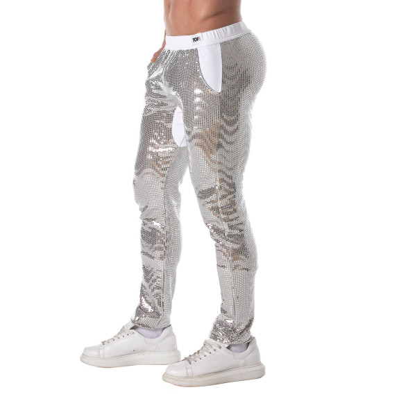 Glitter Pants Silver for men