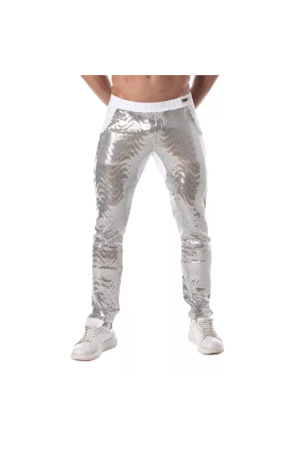 Glitter Pants Silver for men
