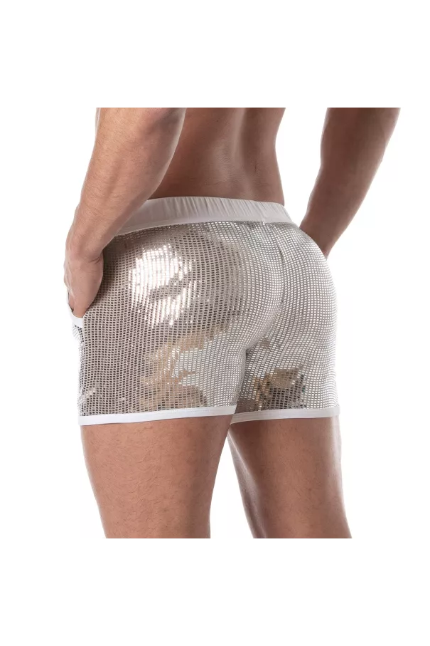 Glitter Shorts Silver for men