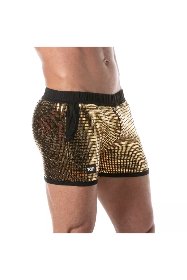 Glitter Shorts Gold for men