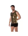 Glitter Tank Top Gold for men