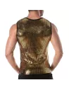 Glitter Tank Top Gold for men