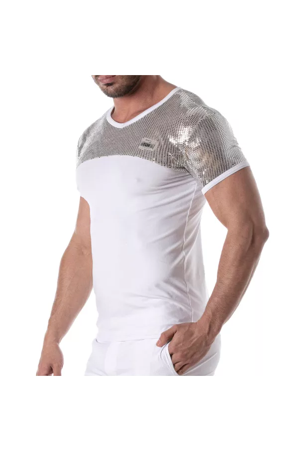 Glitter T-shirt Silver for men