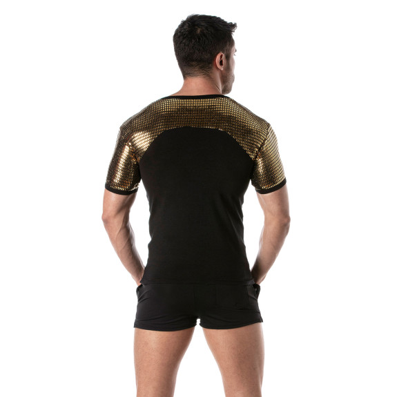 Glitter T-shirt Gold for men