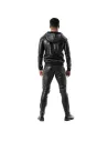 Leather Hoodie Vest for men