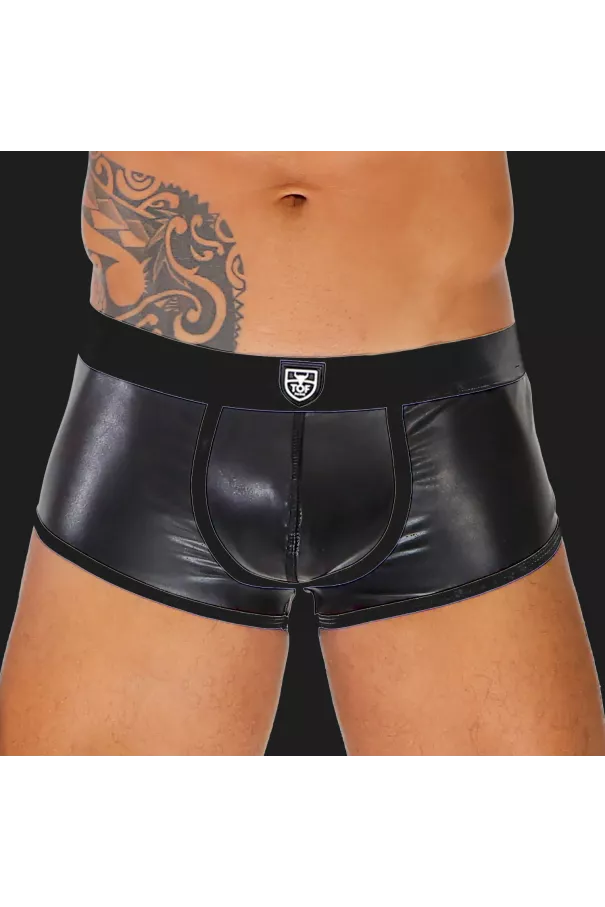 Fetish Bottomless Boxers Brief Black/Black