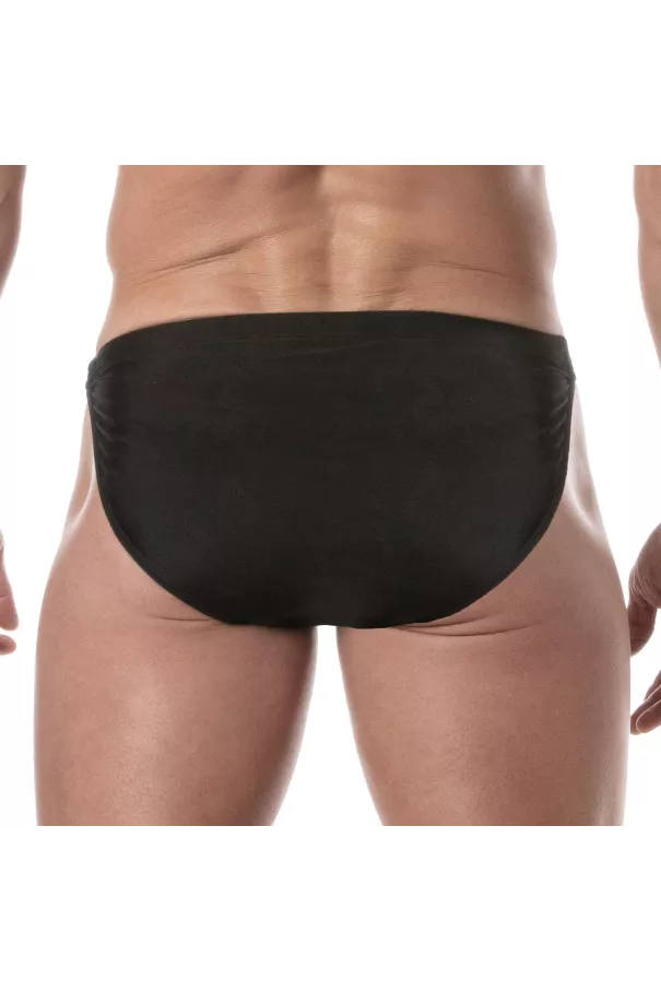 Swim Chain Briefs Black from the back for men