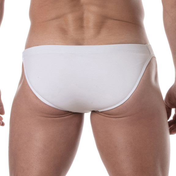 Swim Chain Briefs White