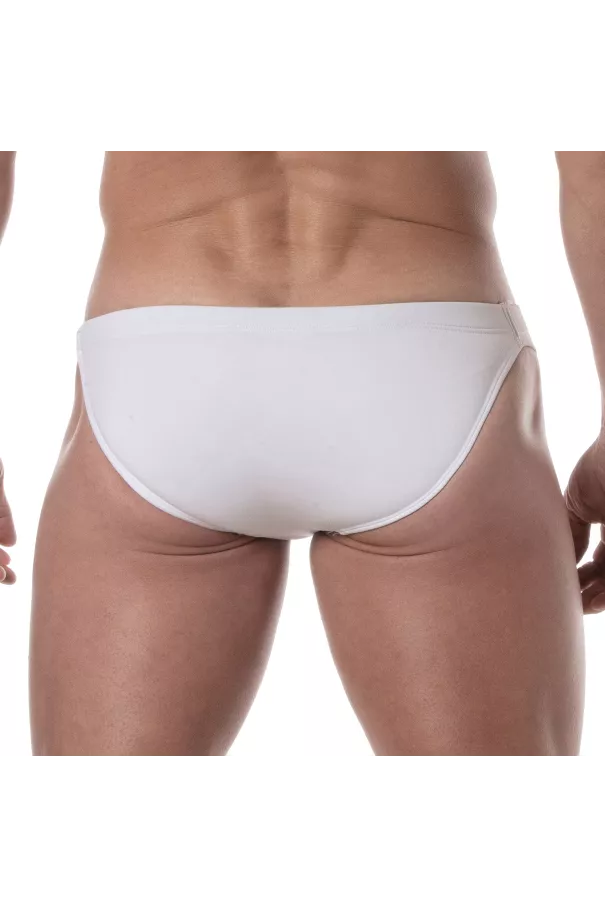 Swim Chain Briefs White