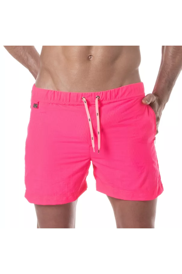Neon Long Shorts Pink