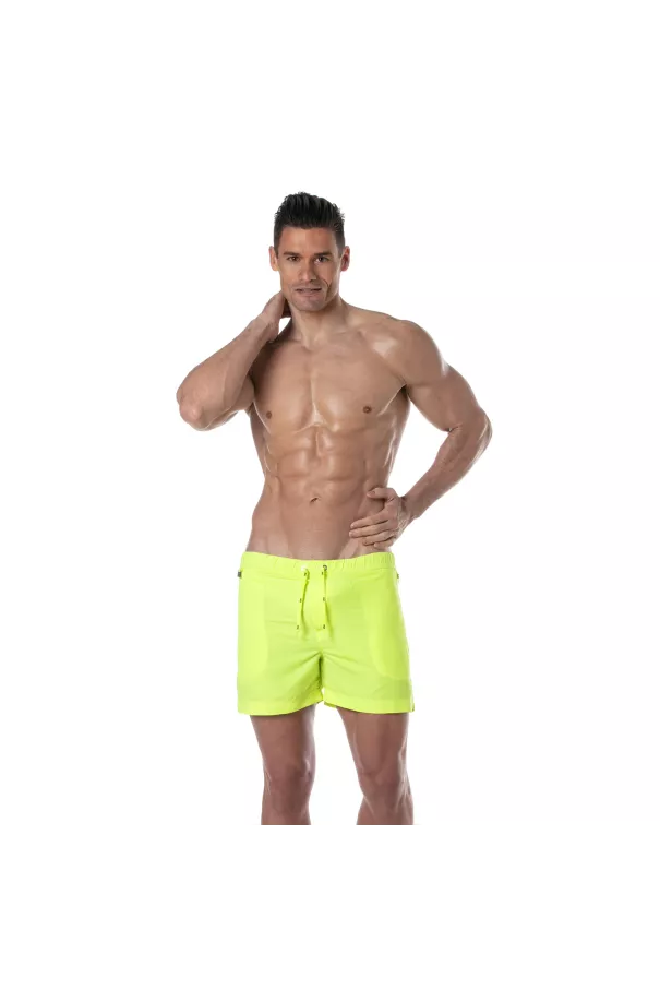 Neon Long Shorts Yellow