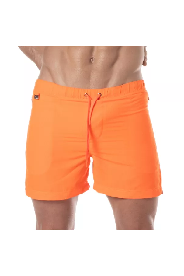 Neon Long Shorts Orange