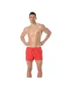Mid Thigh Swim Shorts Red