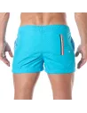 Mid Thigh Swim Shorts Turquoise