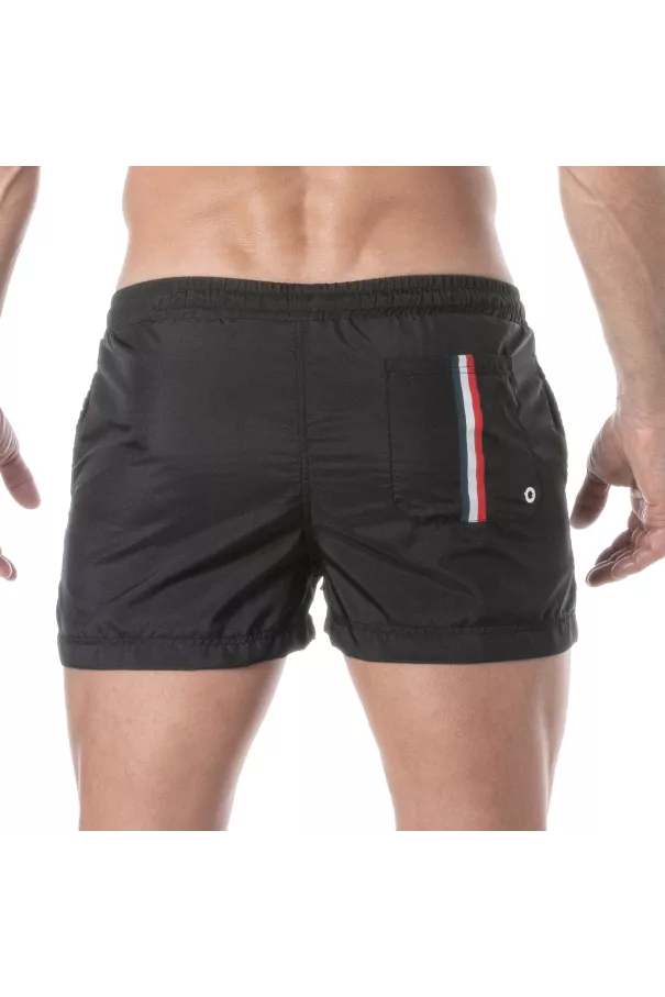 Mid Thigh Swim Shorts Black