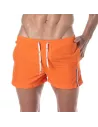 Mid Thigh Swim Shorts Orange