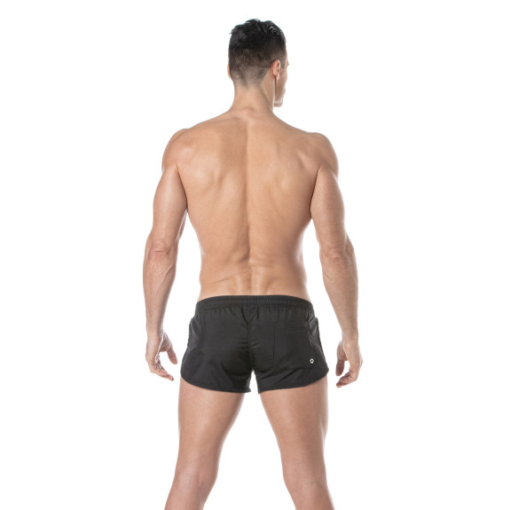 Mini Swim Shorts Black Back