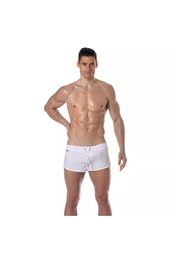 Mini Swim Shorts White