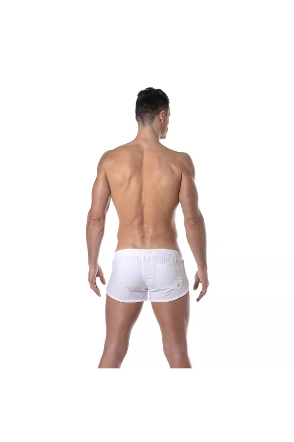 Mini Swim Shorts White