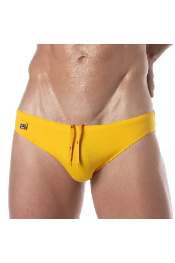Plain swim Mini Briefs Yellow