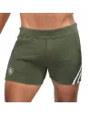 White Khaki Paris Shorts
