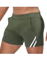 White Khaki Paris Shorts