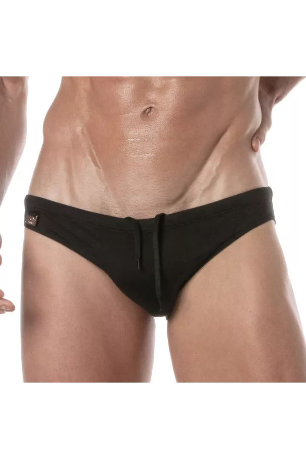 Plain swim Mini Briefs Black Cover