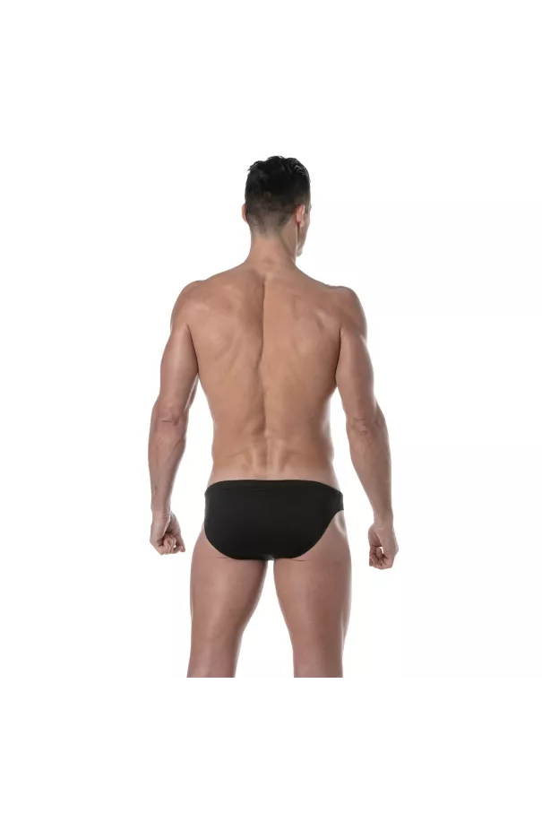 Plain swim Mini Briefs Black Back