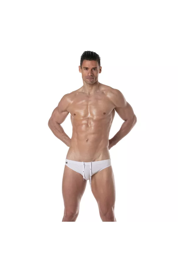 Plain swim Mini Briefs White