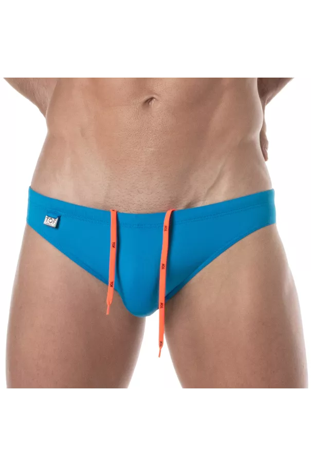Plain swim Mini Briefs Turquoise Cover