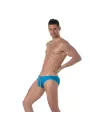 Plain swim Mini Briefs Turquoise Sideway