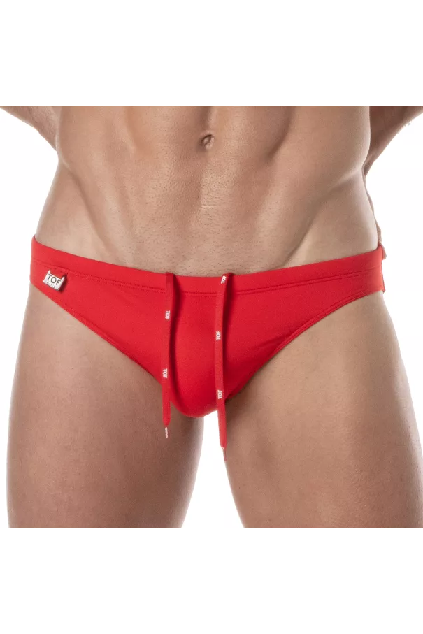 Plain swim Mini Briefs Red cover