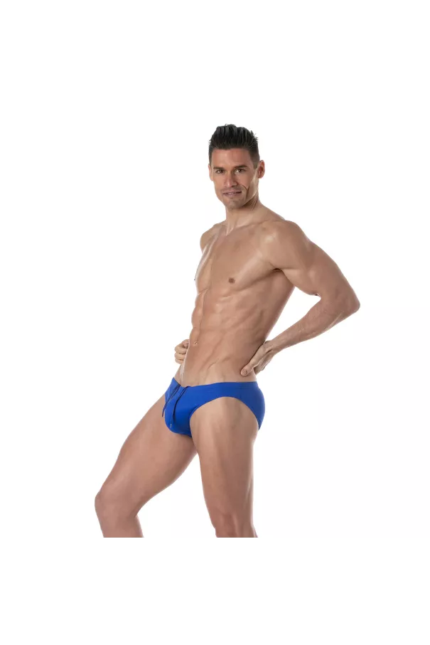 Plain swim Mini Briefs Royal Blue Sideway