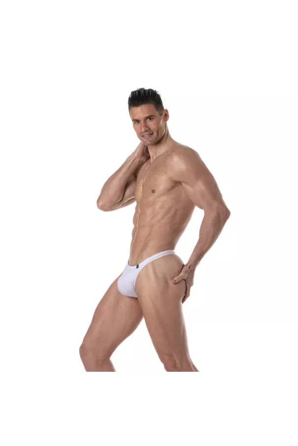 Plain swim Thongs White