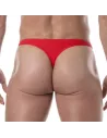 Plain swim Thongs Red from the back