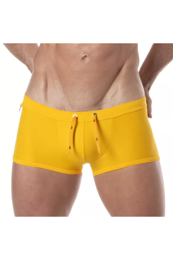 Plain swim Mini Trunks Yellow